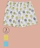 Pantaloons Baby Pack Of 3 Lions & Roar Some Text Printed Shorts - Multi Colour