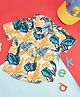 Pantaloons Baby Full Sleeves Leaves Printed Shirt - White