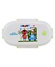 Smily kiddos Robot theme stainless steel lunch box green - SmallSmily kiddos Robot Theme 2 Compartment Leak Proof BPA Free Lunch Box - Green