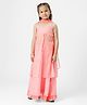 Nauti Nati  Sleeveless Motif Foil Printed Choli With Coordinating Lehenga With Dupatta Set - Pink