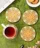 Kolorobia Ornate Mughal Round Glass Coaster