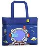 Ji and Ja Space Print Artist Design Printed Multipurpose Daily Use Tote Bag Drawing Bag Cum Art and Craft Bag