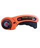 MOMISY Roller Cutter for Fabric Rotary Cutter Alloy Steel Blade Manual Sewing Cutter with Lock Button Leather Craft, Paper, Fabric Blades