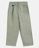 Campana Solid Trousers - Khaki Green