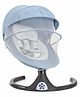 Automatic Electric Swing with Adjustable Swing Speed & Soothing Music with Mosquito Net & Safety Belt - Blue