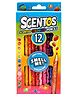 Scentos Scented COLOURED PENCILS, pack of 12