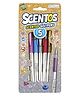 Scentos Scented METALLIC GEL PENS, pack of 5