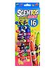 Scentos Scented SHORTY MARKERS, pack of 16