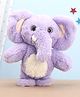 Aarohi Toys Boogie Animal Elle Musical Soft Toy Purple (Color May Vary) - Height 20 cm