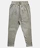 Kiddopanti Solid Capri Leggings -  Grey Melange