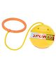 Ji and Ja Kids' Rope Ankle Skip Ball with Light Flashing Flexible Sports Toy, Safe Fitness Toy, Skip Balls Professionals, Beginners, Adults Multicolor Pack of 1