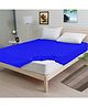 ADBENI HOME Rich Micro Piece Fabric Quilted Mattress Protector - Royal Blue