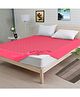 ADBENI HOME Rich Micro Piece Fabric Quilted Waterproof Mattress Protector - Pink