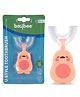 Baybee Soft Baby U Shaped Toothbrush for Kids, BPA Free Baby Training Toothbrush Set with Soft Bristles & Easy Grip, Baby Kids Toothbrush, Infant Baby Brush Toothbrush Set (Pink)