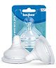 Baybee Wide Neck Silicone Feeding Nipples Natural Flow Feeding Teat Nipple BPA Free & Anti Colic Feeding Bottle Nipple - Pack of 2