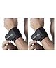 Strauss Wrist Support, Single (Free Size, Black), (Pack of 2)
