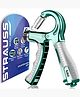 Strauss Adjustable Hand Grip Strengthener with Counter, (Dark Green)