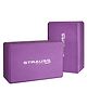 Strauss Yoga Block (Purple), Pack of 2