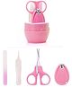Fantasy India Portable Baby Care Grooming Kit Pack of 4 - Pink