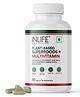 INLIFE Plant Based Multivitamin Tablets for Men & Women  Superfoods, Greens, Fruits & Herbs Supplement - 60 Tablets