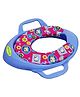 BabyGo Cushioned Potty Seat, Toilet Seat with Handle for kids - Blue