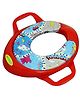 BabyGo Cushioned Potty Seat, Toilet Seat with Handle for kids - Red