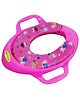 BabyGo Cushioned Potty Seat, Toilet Seat with Handle for kids -Pink