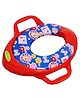 BabyGo Cushioned Potty Seat, Toilet Seat with Handle for kids - Red