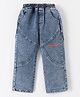 Kookie Kids Denim Full Length Solid Jeans- Blue