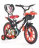 Baby Starc 99% Assembled Kids 14 Inch Bicycle with Storage Basket & Training Wheels - Red