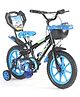 Baby Starc 99% Assembled Kids 14 Inch Bicycle with Storage Basket & Training Wheels - Blue