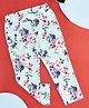 Pantaloons Junior Floral Printed Leggings - Mint