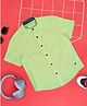 Pantaloons Junior Half Sleeves Solid Shirt - Light Green