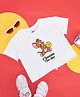 Pantaloons Junior Cotton Warner Bros Featuring Half Sleeves Jerry Printed Tee - Off White