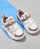Oh! Pair Slip On Sport Shoes with Velcro Closure - Khaki
