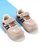 Oh! Pair Slip On Sport Shoes with Velcro Closure - Khaki