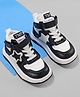 Oh! Pair Slip On Sport Shoes with Velcro Closure - Black