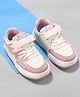 Oh! Pair Sport Shoes with Velcro Closure - Pink