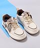 Oh! Pair Sport Shoes with Lace Up Closure - Khaki