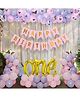 Surprise Decor 1st Birthday Decoration Items - 69 Pcs Happy Birthday Decoration Kit