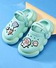 Babyoye Clogs with Back Strap Closure - Sea Green