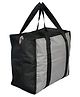 Kuber Industries Rexine Shopping Bags Grocery Bag for Carry Grocery, Fruits, Vegetable with Handles,Grey, 54KM4017