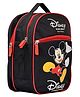Kuber Industries Mickey Mouse Print Rexine Lightweight & Portable School Bag, Backpack, Bookbag For Kids,Black, 54KM4176  Height 13.3 inch