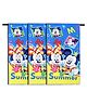Kuber Industries Disney Summer Mickey Kids Bath TowelSoft Cotton Towel For KidsSides Stitched Baby Towel400 GSM Toddler Bath Towel24x48 InchPack of 3,Multi,