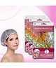 Majestique Premium Shower Cap, Light Weight and Quality Elastic, Perfect for Use at Home, and Spa - Multicolor (3 Pc)