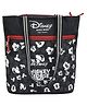 Kuber Industries Disney Mickey Face Print Grocery Bag  Polyester Foldable Shopping Bag  Travel Hand Bag with Front Pocket & Handle  Black