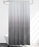 Kuber Industries Shower Curtain  Odette Design PEVA Curtain for Bathroom  Shower Curtain for Bathroom  Bathroom Shower Curtain with Hooks  6 Feet  Gray
