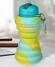 Kuber Industries Water Bottle  Silicone School Water Bottle  Expandable Water Bottle  Flip Cap Water Bottle  Gym Water Bottle  Sports Water Bottle  600 ml  Green