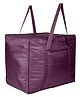 Kuber Industries Storage Attachi Bag  Parachute Travel Storage Bag  Underbed Storage Bag  Storage Organizer for Clothes  Zipper Closure Blanket Bag with Handle  Large  Maroon