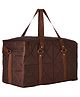 Kuber Industries Storage Duffle Bag  Parachute Travel Storage Bag  Storage Organizer for Clothes  Storage Carrying Bag with Handle  Zipper Closure Storage Bag for Clothes  Brown